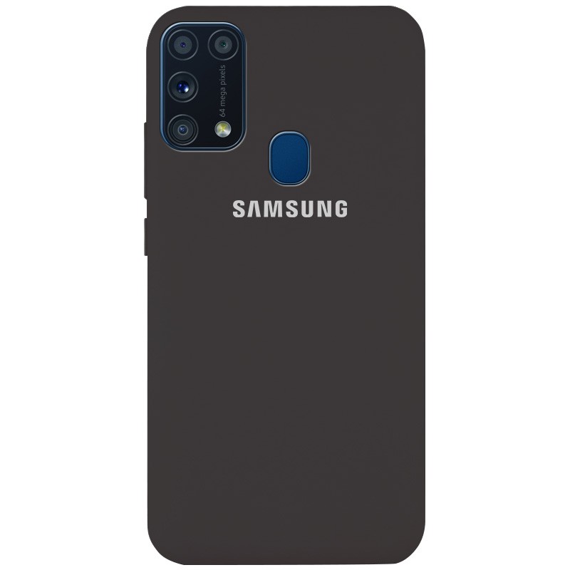 Silicone Cover Full Protective для Samsung Galaxy M31 (Dark Grey)-0