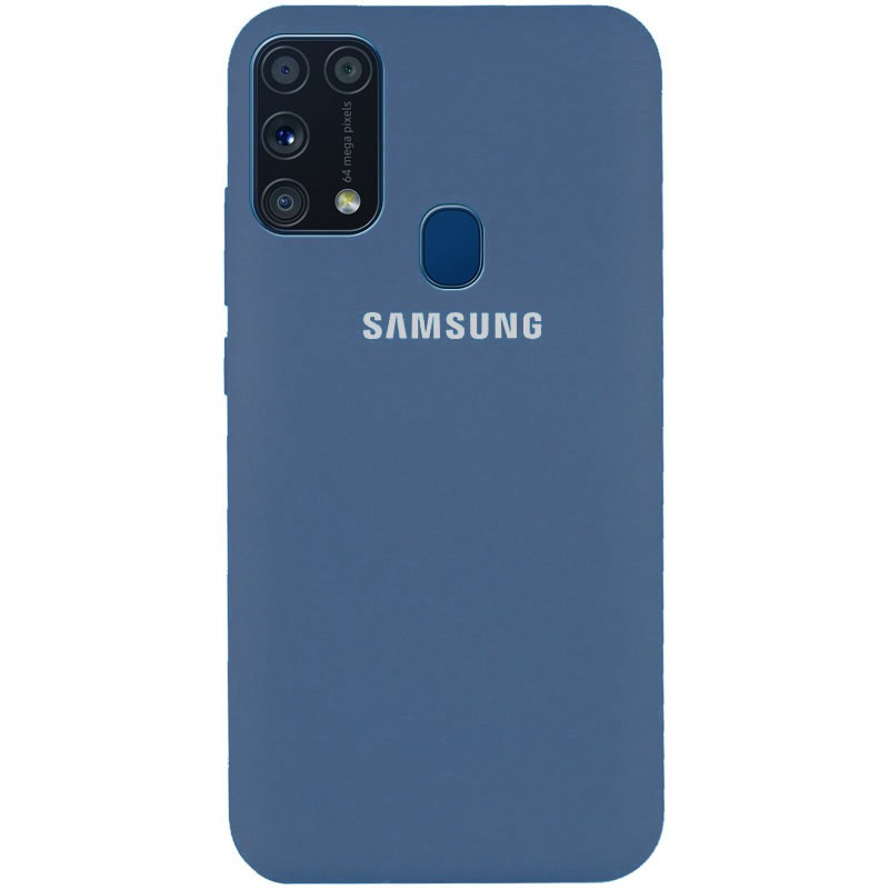 Silicone Cover Full Protective для Samsung Galaxy M31 (Blue)-0