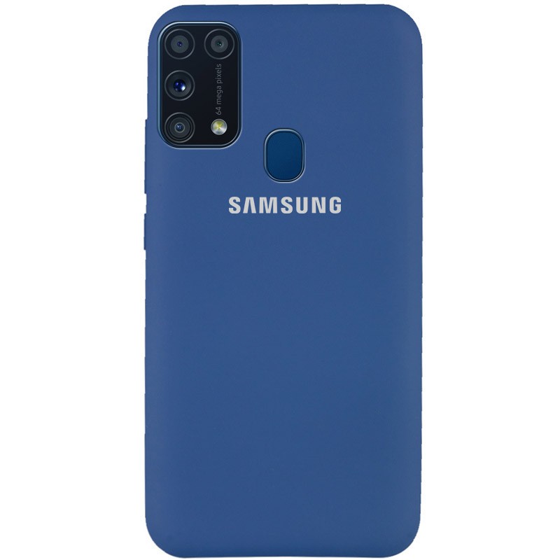 Silicone Cover Full Protective для Samsung Galaxy M31 (Navy Blue)-0