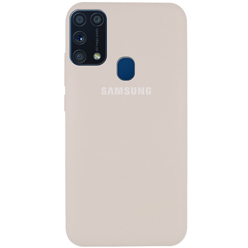 Silicone Cover Full Protective для Samsung Galaxy M31 (Antique White)-0
