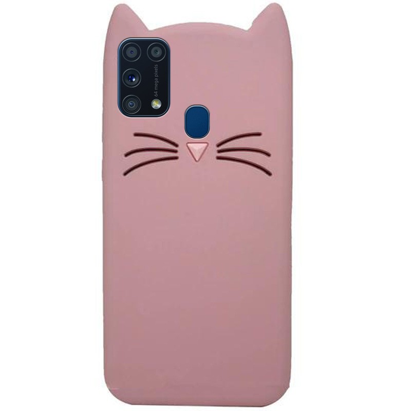 Накладка 3D Cat для Samsung M31 рожева-0