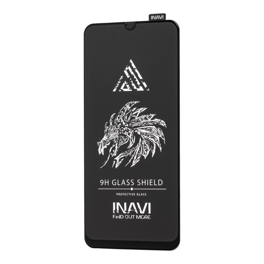 Захисне скло INAVI PREMIUM для Samsung M31 з чорною рамкою-0