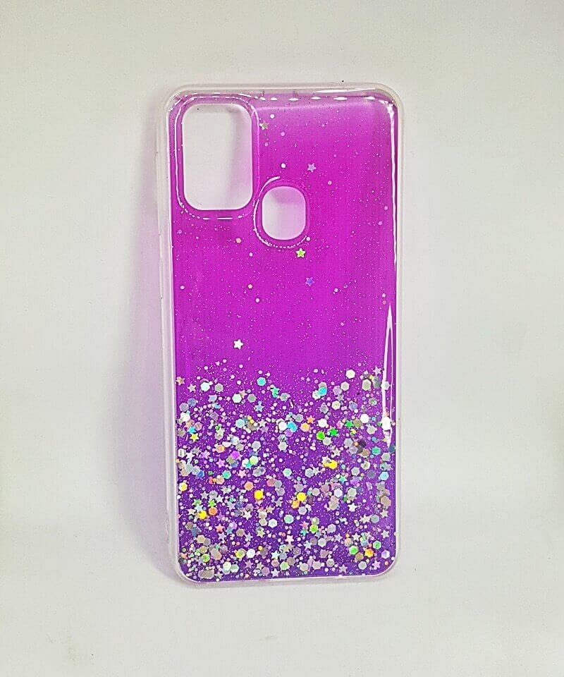 Накладка Star Glitter для Samsung M31 малинова-0