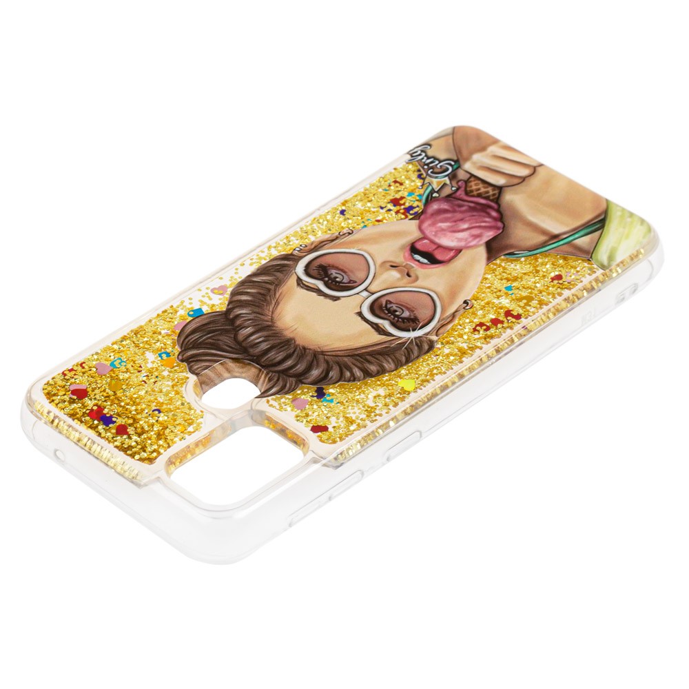Накладка Fluid Painted для Samsung M31 "Дівчина з морозивом"-1