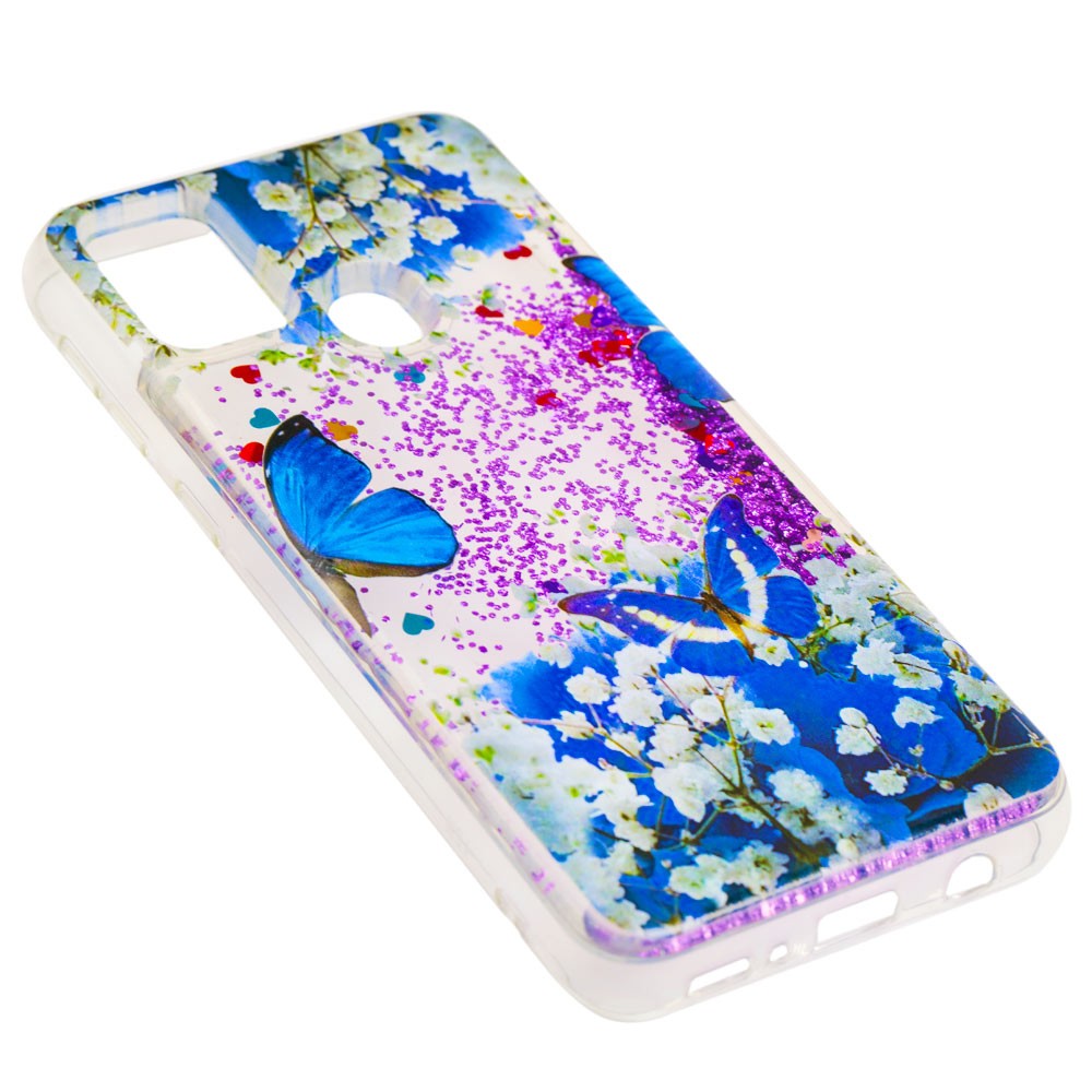 Накладка Fluid Painted для Samsung M31 "Метелики"-1