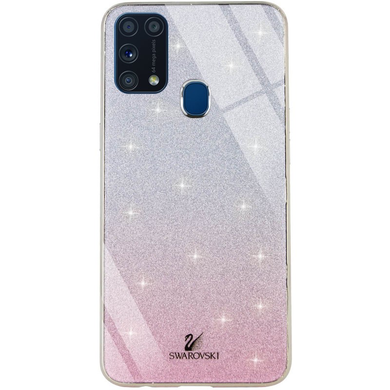 Накладка Glass SW для Samsung M31 Рожева-0