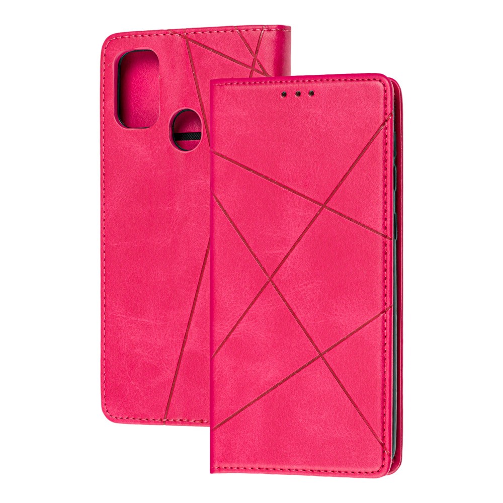 Книжка Business для Samsung M31 малинова-0