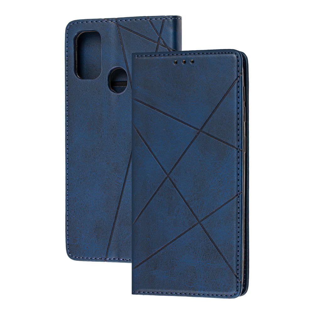 Книжка Business для Samsung M31 синя-0