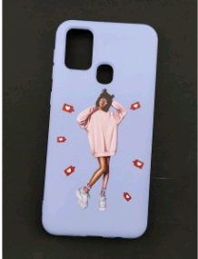 Накладка Silicone ART для Samsung M31 "Lady Like"-0