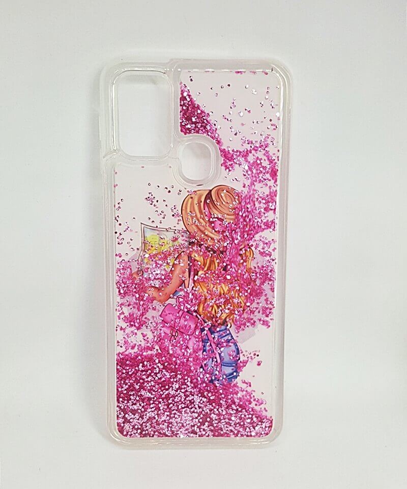 Накладка Fluid Painted для Samsung M31 "Дівчина з картою"-0