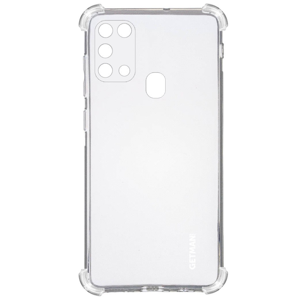 Накладка GETMAN Ease logo WXD для Samsung M31 прозора протиударна-0