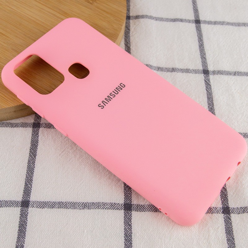 Silicone Cover My Color Full Protective (A) для Samsung M31 (Pink)-1