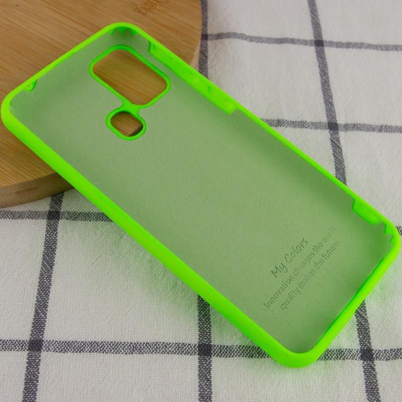 Silicone Cover My Color Full Protective (A) для Samsung M31 (Neon Green)-2
