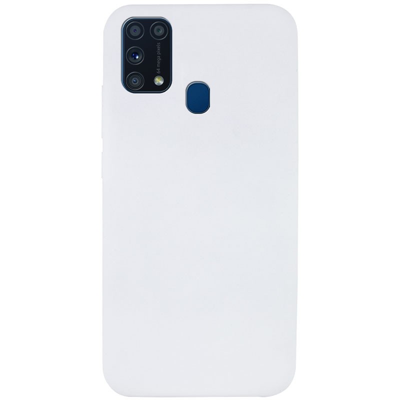 Silicone Cover Full without Logo (A) для Samsung M31 (White)-0