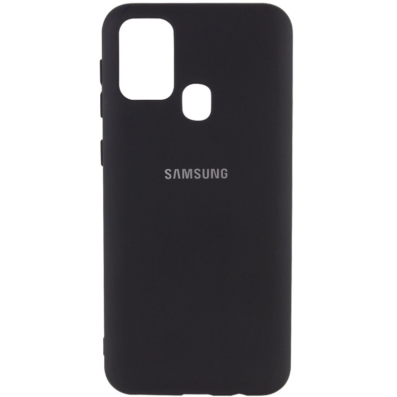 Silicone Cover My Color Full Protective (A) для Samsung M31 (Black)-0