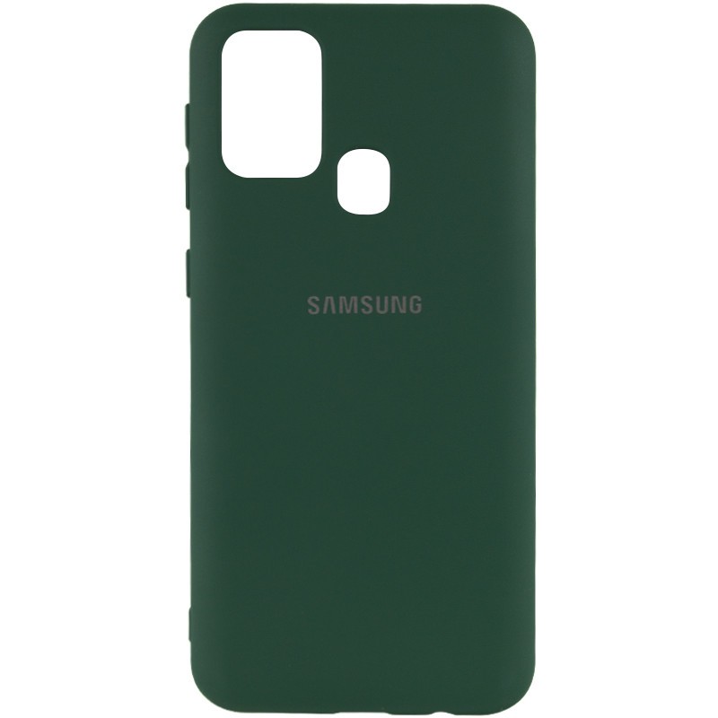 Silicone Cover My Color Full Protective (A) для Samsung M31 (Dark green)-0