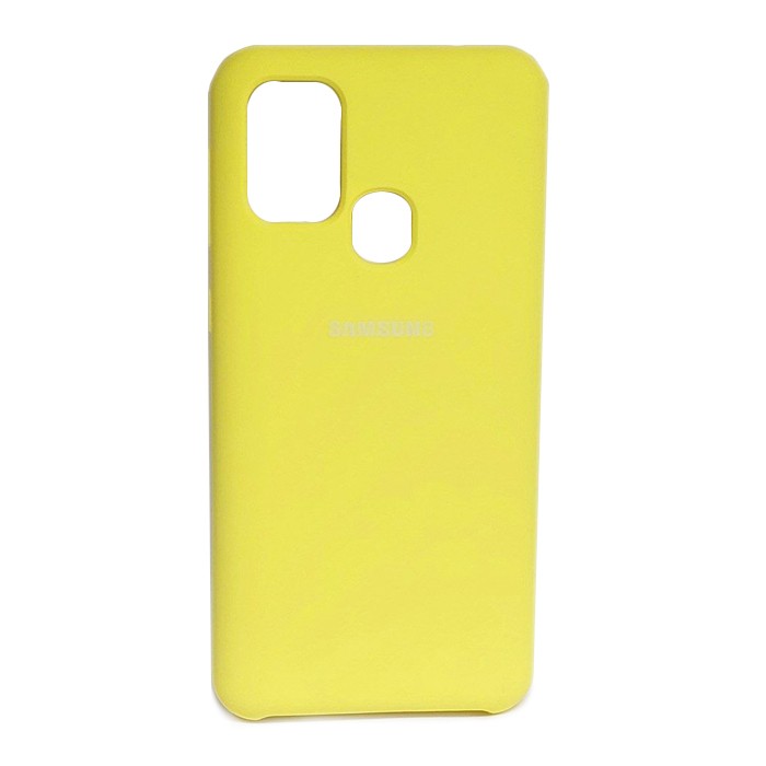 Silicone Case для Samsung M31/M21/M30s  Brilliant Yellow-0