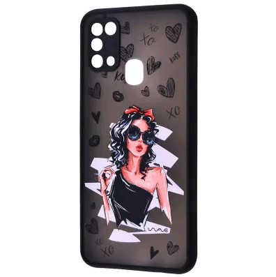 WAVE Cartoon Case Samsung M31 (little black dress)-0