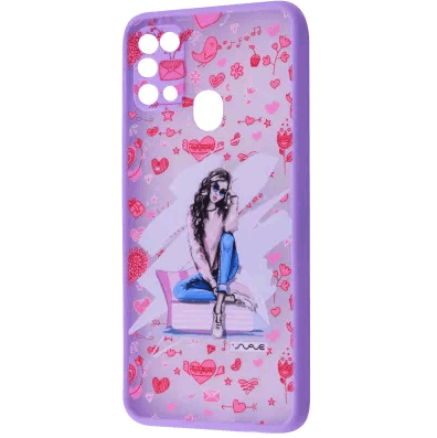 WAVE Cartoon Case Samsung M31  (heart overload)-0