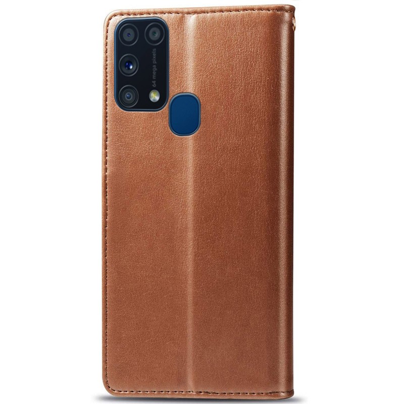 Книжка GETMAN Gallant для Samsung M31 коричнева-1