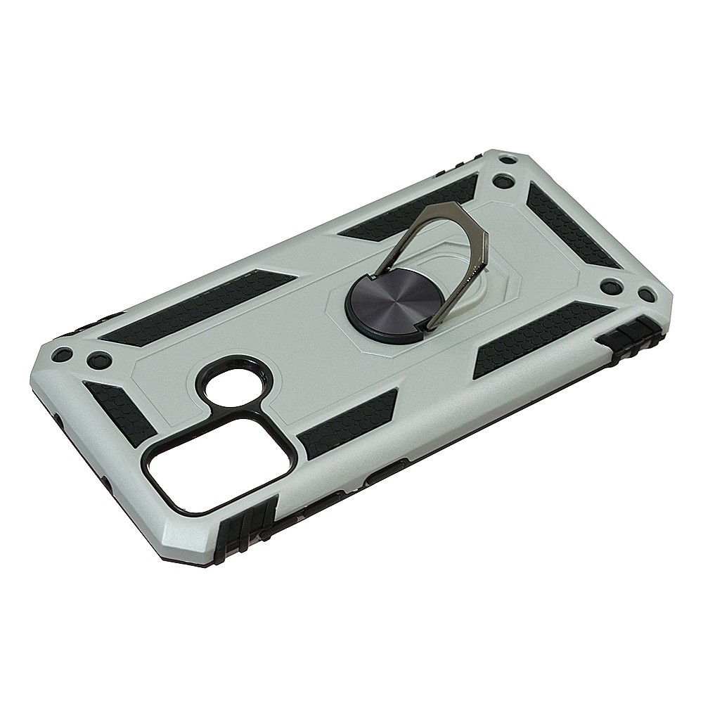 Накладка під магнітний тримач Serge Ring для Samsung M31 (Silver)-1