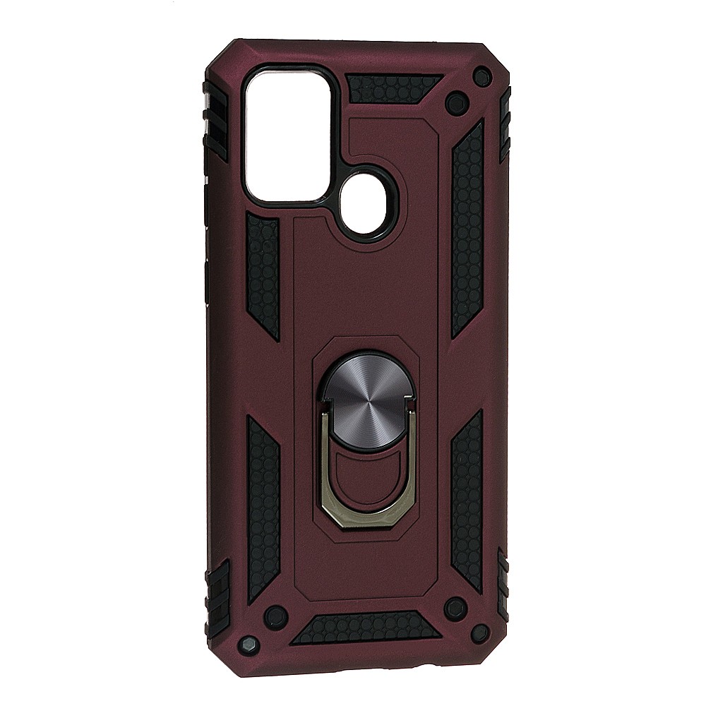 Накладка під магнітний тримач Serge Ring для Samsung M31 (Bordo)-0