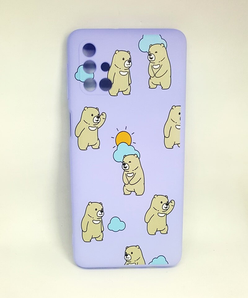 WAVE Fancy для Samsung M31s (cute bears/light purple)-0
