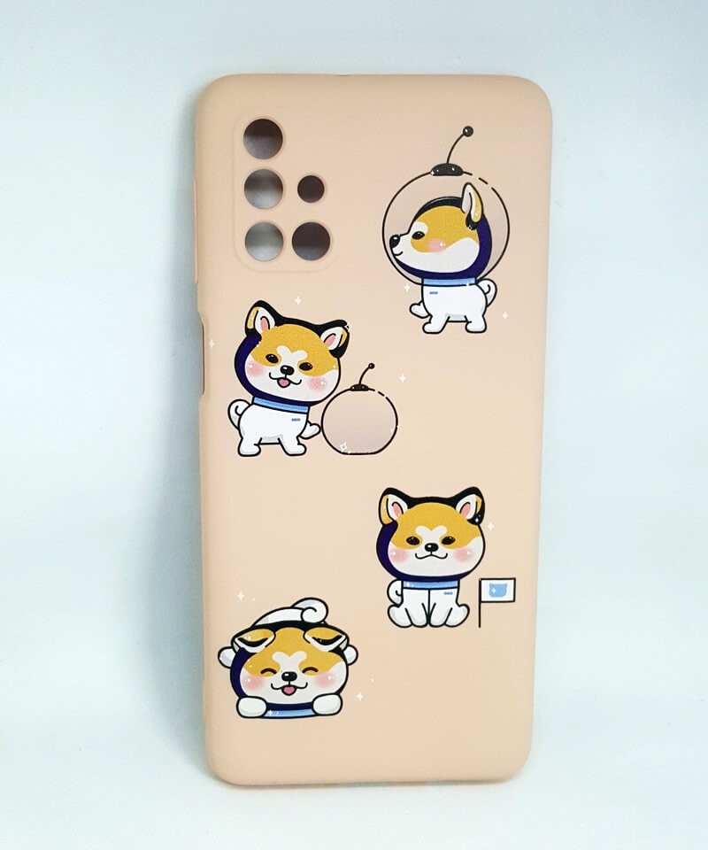 WAVE Fancy для Samsung M31s (laika spaceman/pink sand)-0