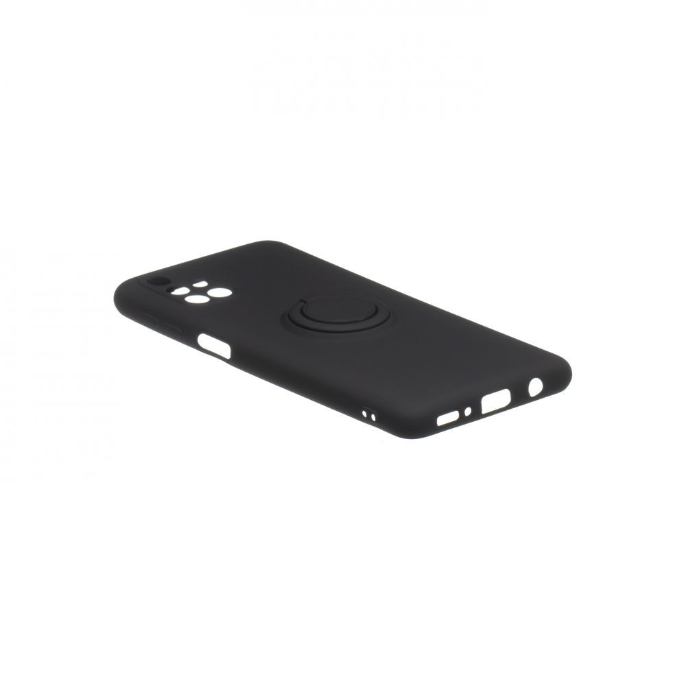 Накладка ColorRing з кільцем для Samsung M31s чорна-1