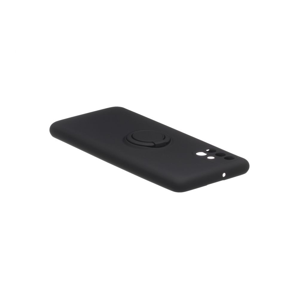 Накладка ColorRing з кільцем для Samsung M31s чорна-2