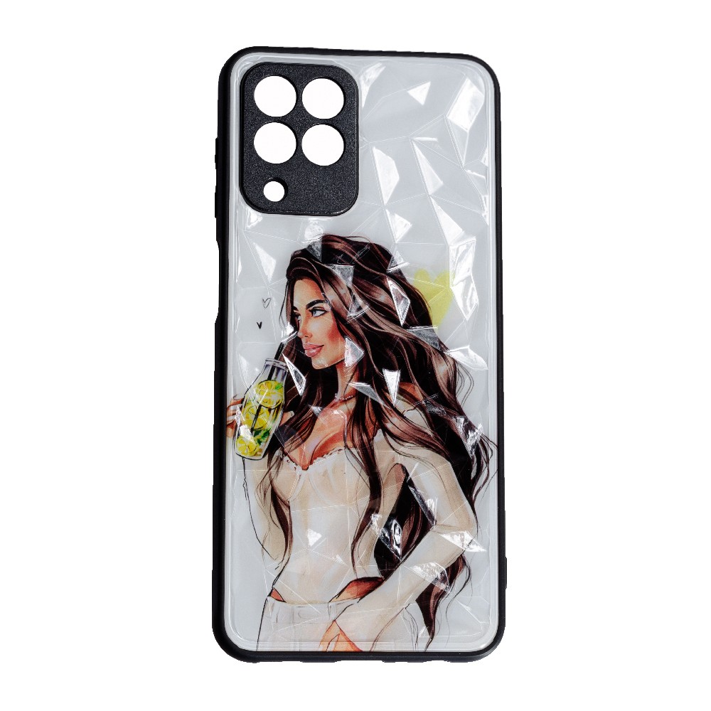 Накладка Ladies Camera для Samsung M53 Дівчина з лимонадом-0