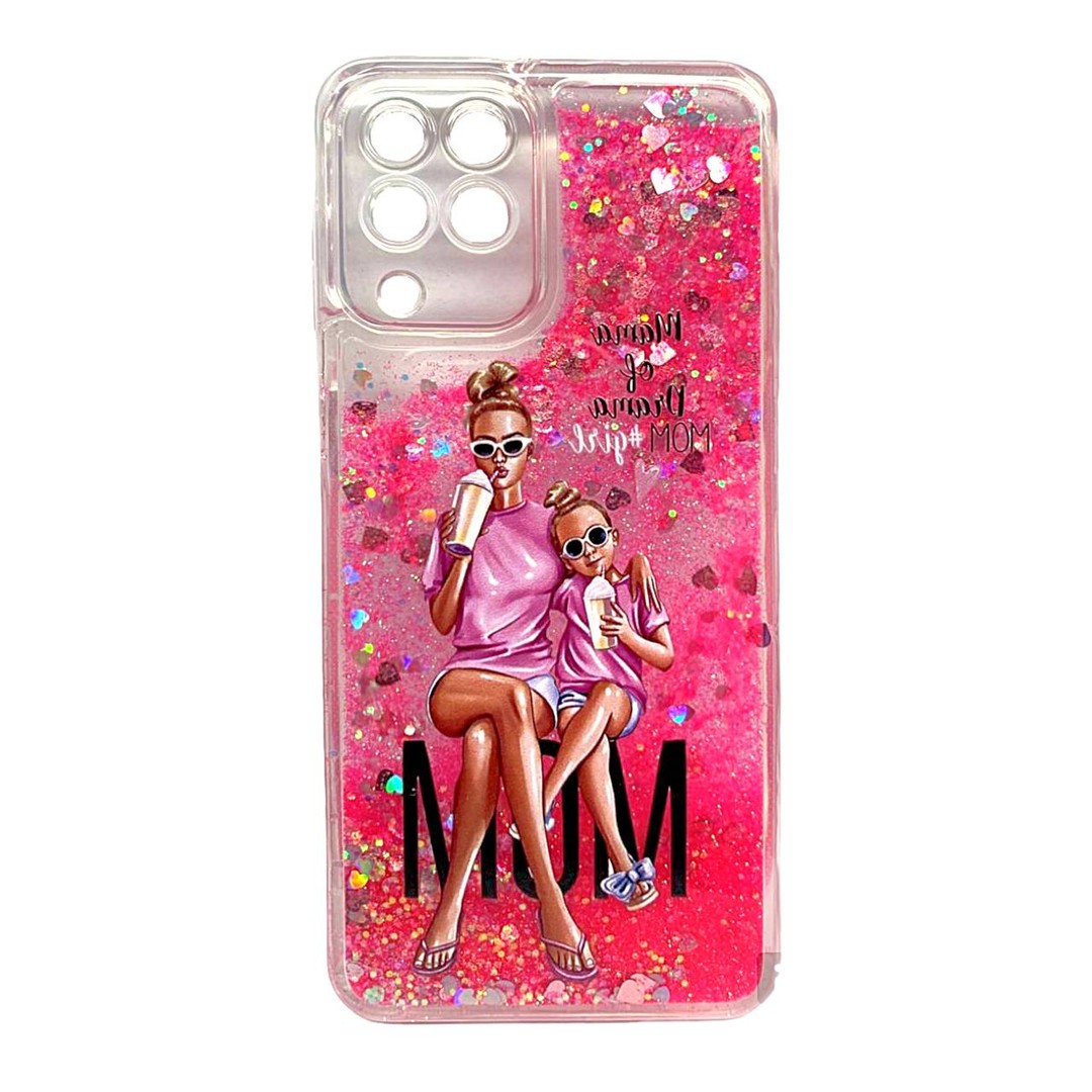 Накладка Fluid Painted для Samsung M33 Mama of drama (блисківки плавають)-0