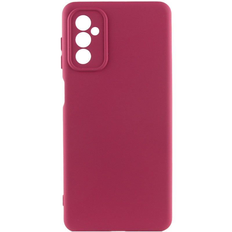 Silicone Cover Full Camera no logo (AA) для Samsung M34 (Marsala)-0