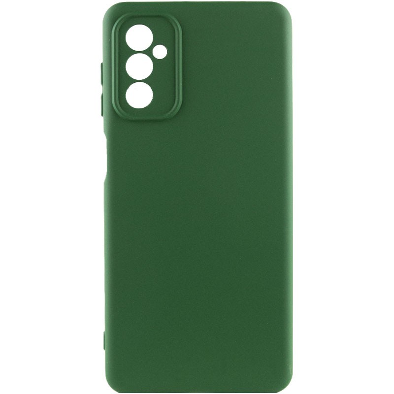 Silicone Cover Full Camera no logo (AA) для Samsung M34 (Dark green)-0