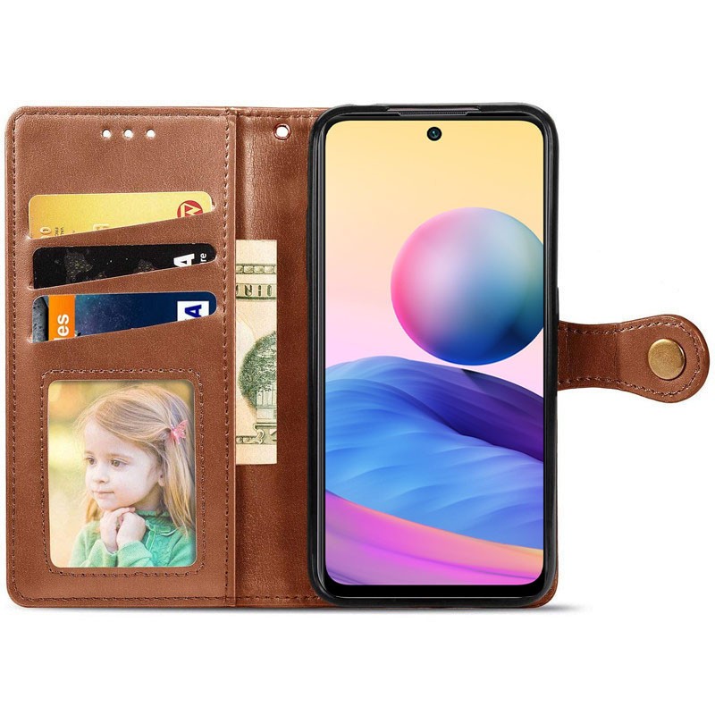 Книжка GETMAN Gallant для Samsung M34 коричнева-3