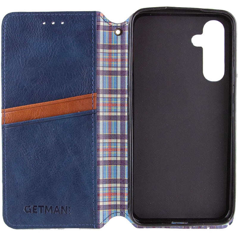 Книжка GETMAN Cubic для Samsung M34 синя-1