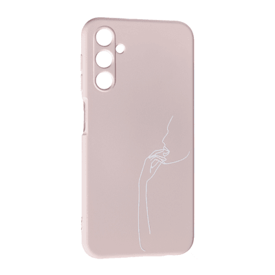 Накладка Silicone Case Art для Samsung M34 Face (pink sand)-0