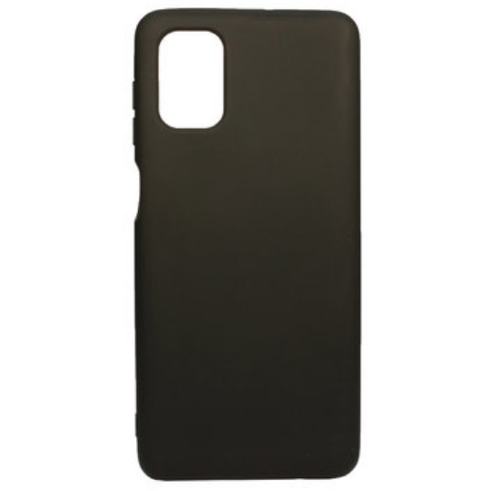 Silicone Case Full Protective No Logo для Samsung M51 (Black)-0