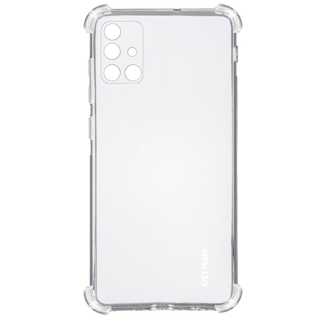 Накладка GETMAN Ease logo WXD для Samsung M51 прозора протиударна-0