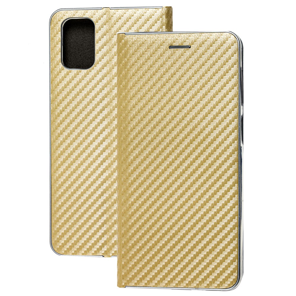 Книжка Carbon для Samsung M51 золота-0