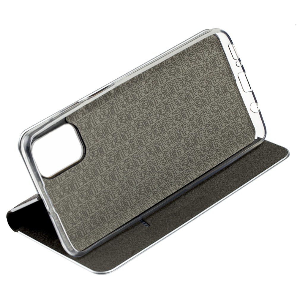 Книжка Carbon для Samsung M51 коричнева-1