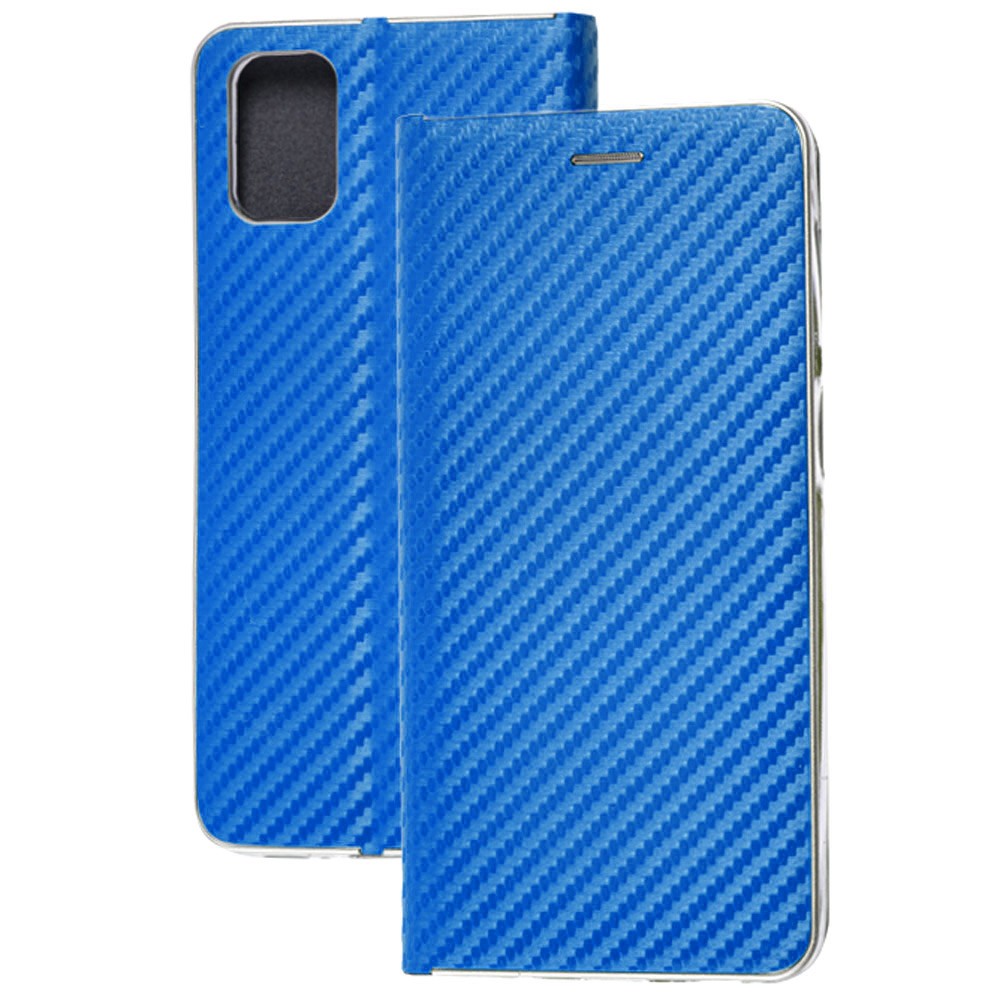 Книжка Carbon для Samsung M51 синя-0