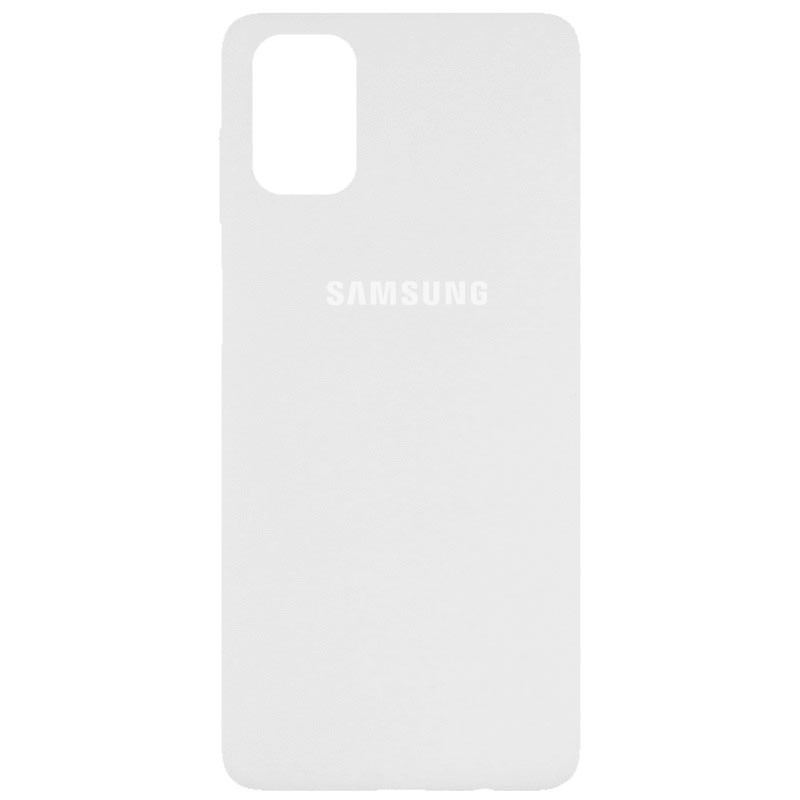 Silicone Cover Full Protective (AA) для Samsung M51 (White)-0