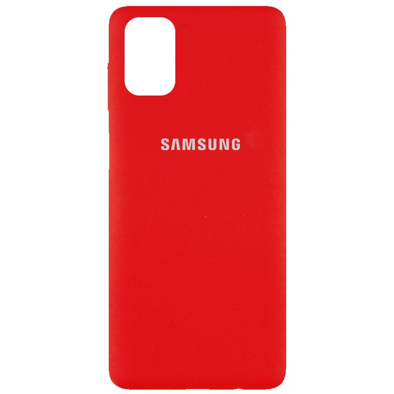 Silicone Cover Full Protective (AA) для Samsung M51 (Red)-0