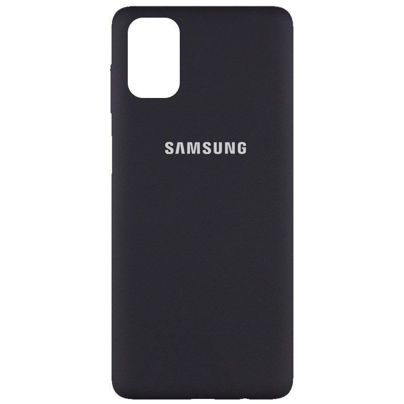 Silicone Cover Full Protective (AA) для Samsung M51 (Black)-0