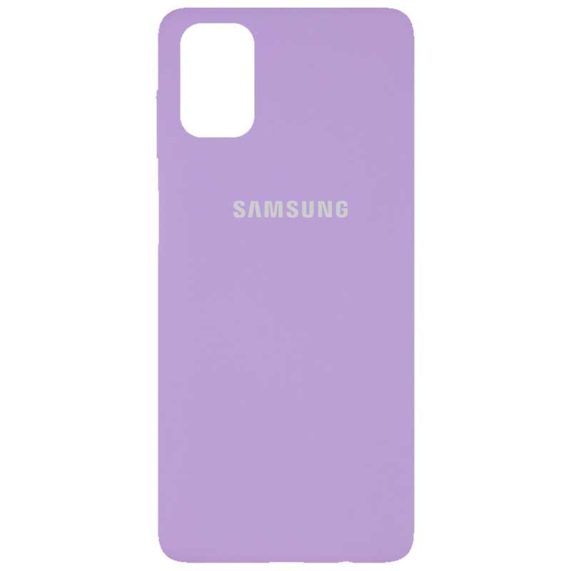 Silicone Cover Full Protective (AA) для Samsung M51 (Lilac)-0