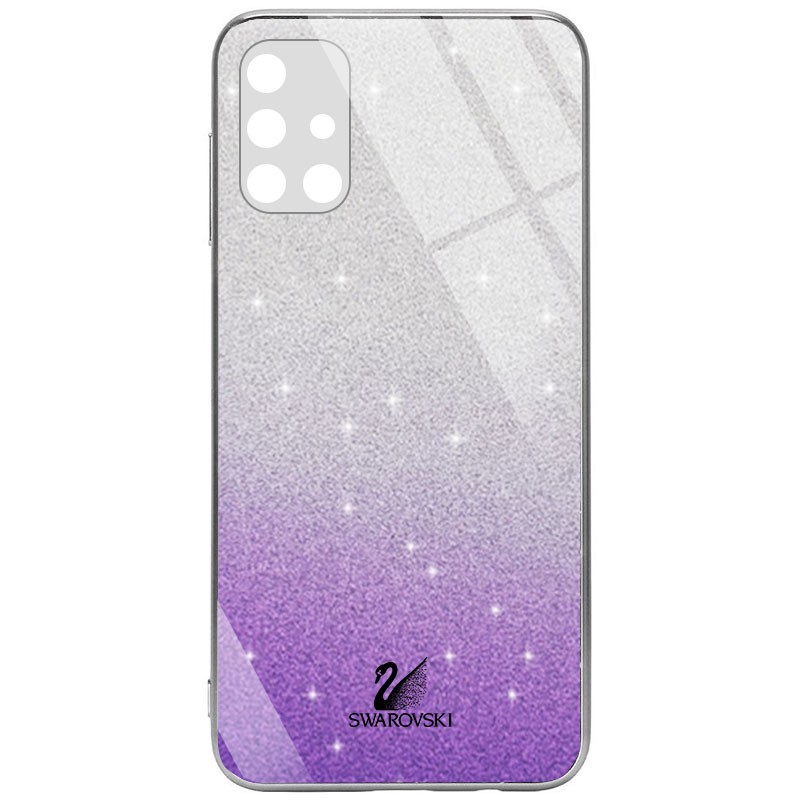 Накладка Glass SW для Samsung M51 Фіолетова-0