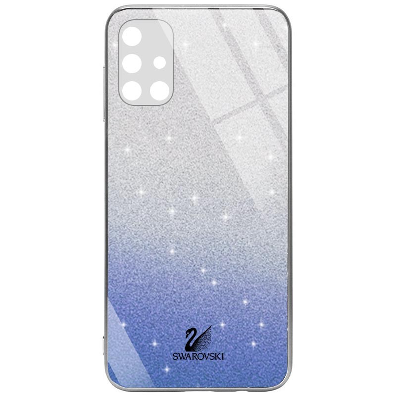 Накладка Glass SW для Samsung M31s Синя-0