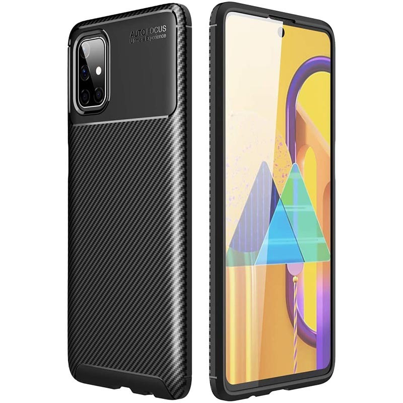 Накладка Kaisy для Samsung M51 чорна силіконова-0