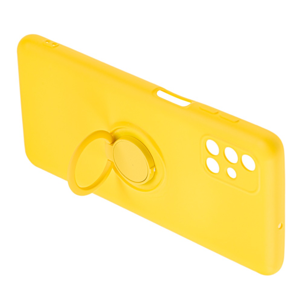 Накладка ColorRing з кільцем для Samsung M51 жовта-1